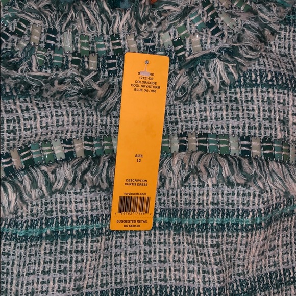 π«SOLDπ«π₯³HPπ₯³Tory Burch Tweed Sleeveless Dress - Picture 5 of 5